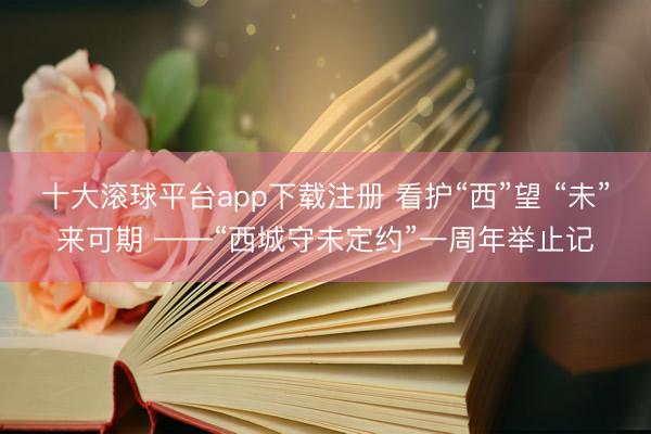 十大滚球平台app下载注册 看护“西”望 “未”来可期 ——“西城守未定约”一周年举止记