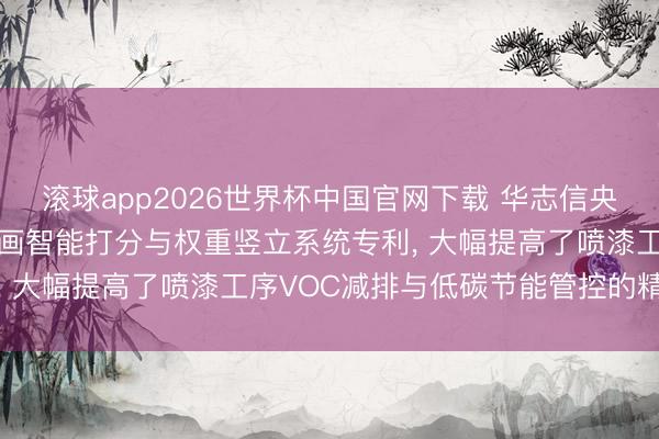滚球app2026世界杯中国官网下载 华志信央求VOC汽修企业低碳筹画智能打分与权重竖立系统专利, 大幅提高了喷漆工序VOC减排与低碳节能管控的精确性
