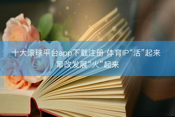 十大滚球平台app下载注册 体育IP“活”起来 窜改发展“火”起来